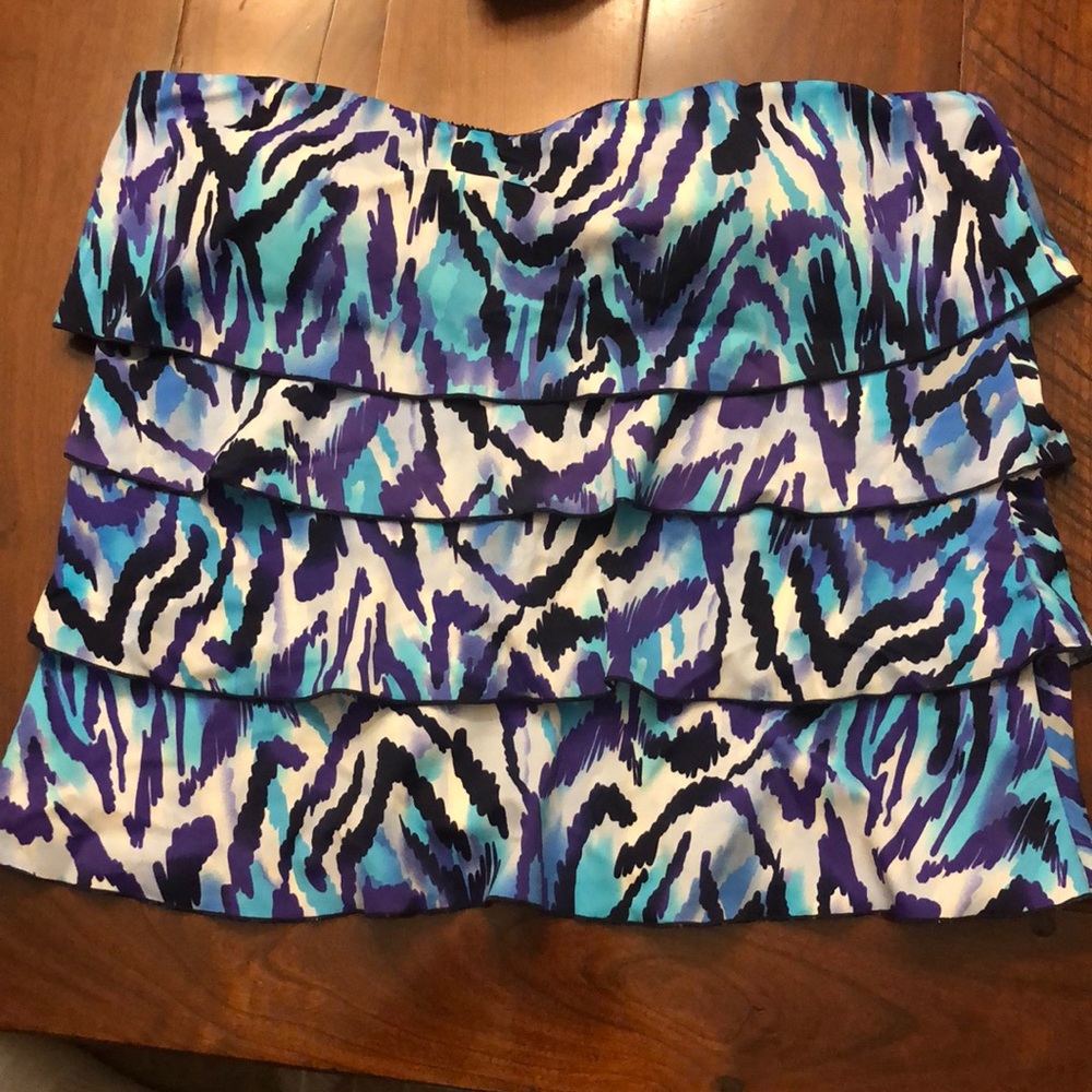 Caribbean Joe Tiered Tankini Top